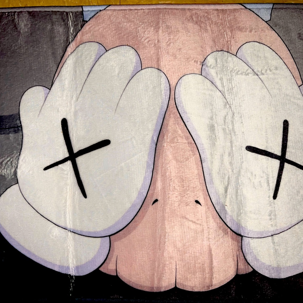 Kaws custom rug